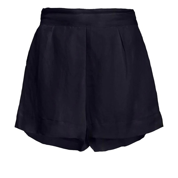 Anemos The High Waist Short Short In Cupro Linen - Black - Size Medium - Picture 4 of 7